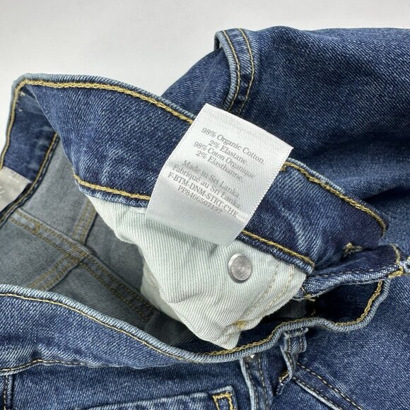 Everlane Women's‎ NWT Indigo The Original Cheeky Straight Jean W30 Crop/L26 - Picture 8 of 13